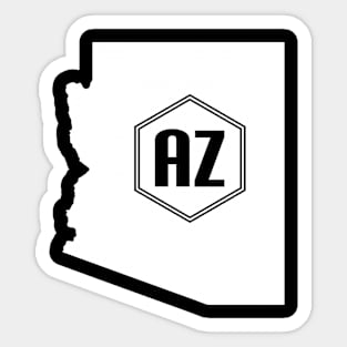 Arizona Homer (White) Sticker